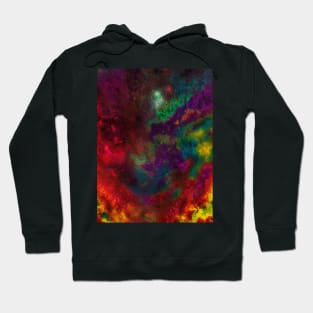 Psychedelic Groovy Dye Colors Hoodie